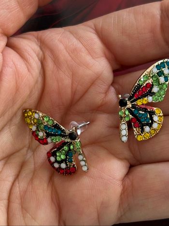 Boucles d’oreilles, papillon