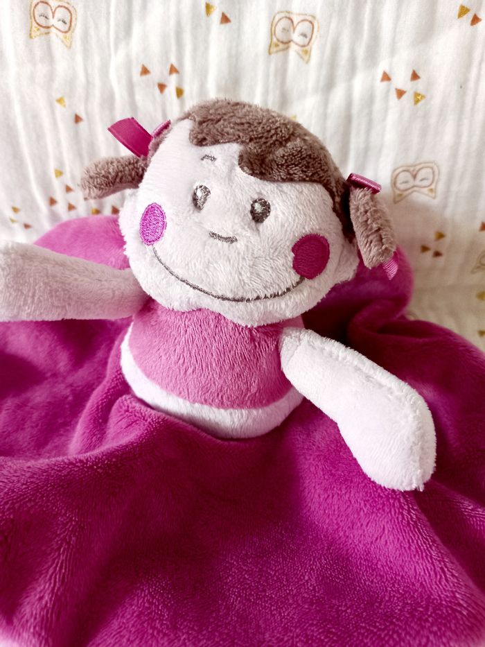 Doudou fille Kimbaloo rose - photo numéro 2