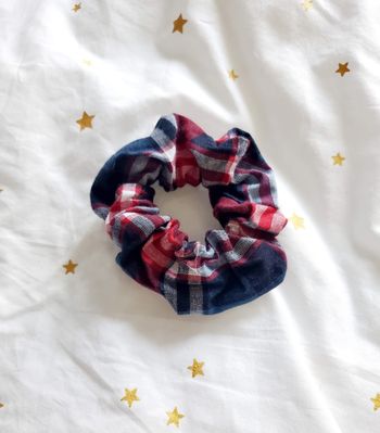 Chouchou / Elastique - Bleu/Rouge/Blanc