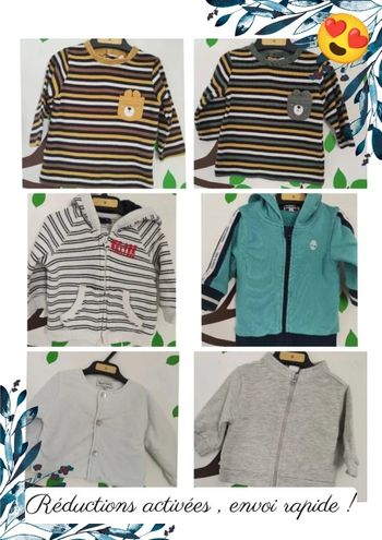Lot vestes /pull 3 mois garçon