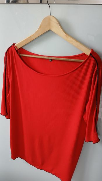 T-shirt rouge Etam XL