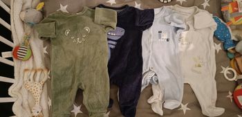 Lot de 4 pyjamas velours