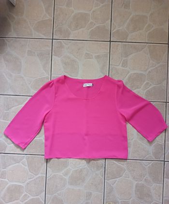 Crop top demi manche