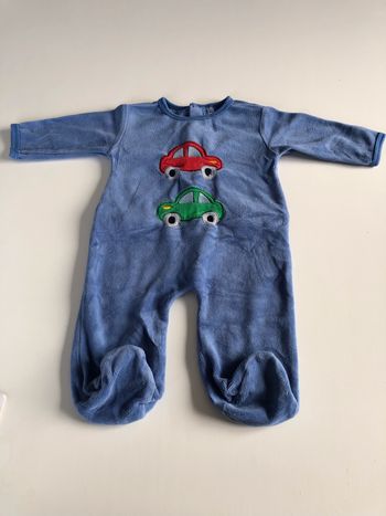 Dors bien en velours Voitures 3M