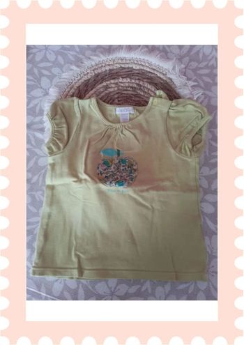 Tee shirt fille 12 mois