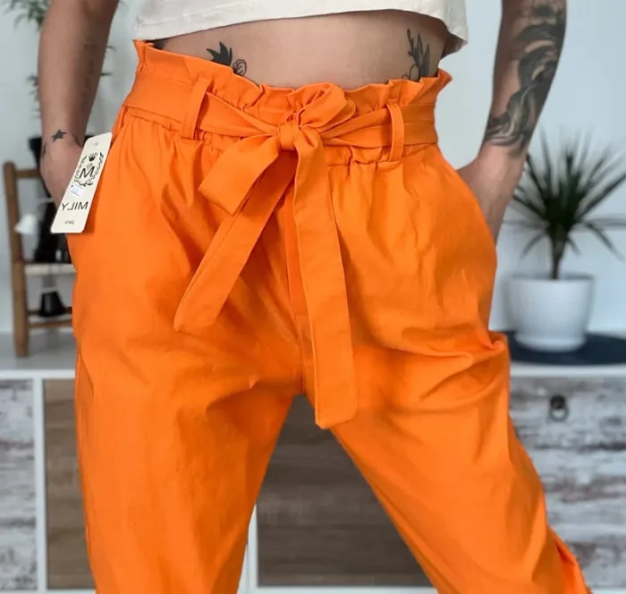 SOLDE Pantalon court taille s/m taille élastique - Mily - neuf - photo numéro 5