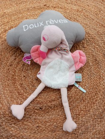 Doudou Flamand rose