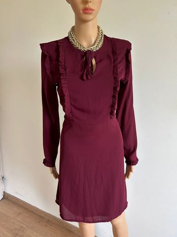 Robe bordeaux à manches longues LolaLiza taille 34 jamais portée (taille grand)