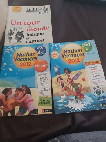 Lot de cahiers exercices