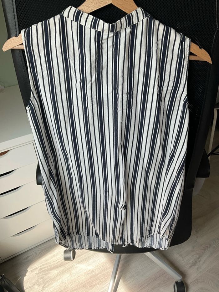 Chemisier blouse sans manches 36 - photo numéro 9