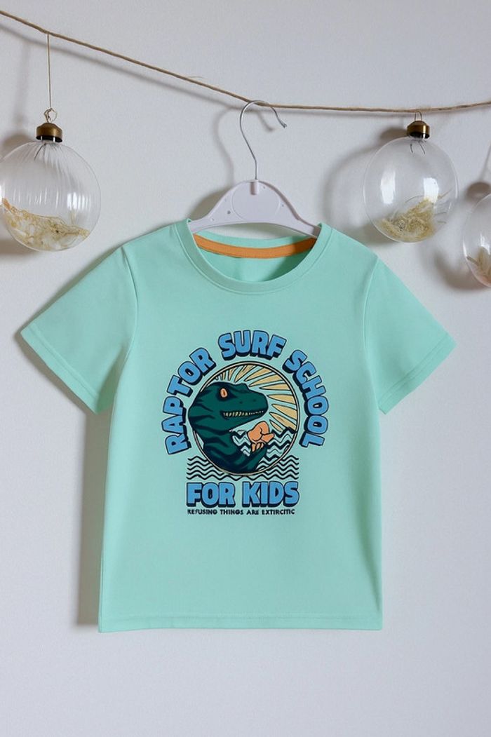 🦖 t-shirt dinosaure coton biologique trop mignon, taille 6 ans 🥰
