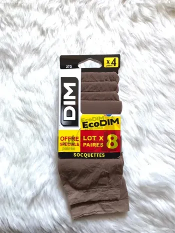 Lot de 8 Socquettes EcoDim neuves avec emballage