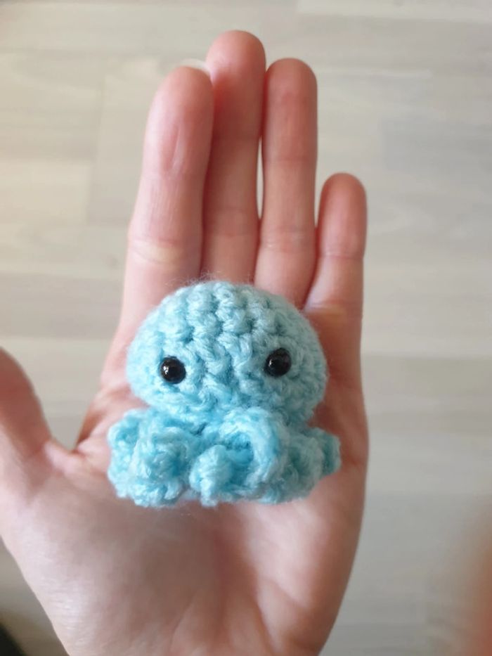 Magnifique pique aiguilles neuf fait main vintage pieuvre poulpe - photo numéro 2