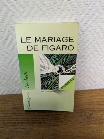 Livre le mariage de Figaro
