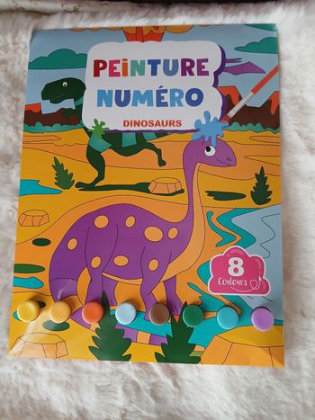 Loisir créatif enfant: Kit Peinture au N° / Dinosaures