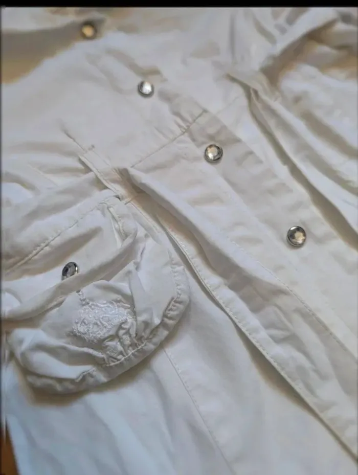 Manteau trench boutons strass - photo numéro 2