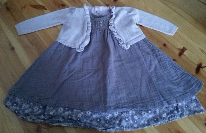 Robe et gilet 18 mois