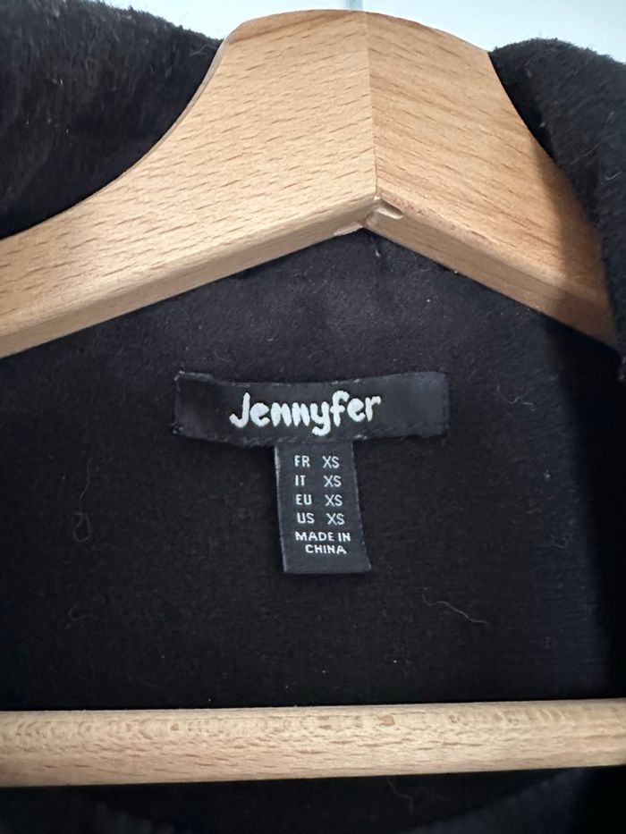 Manteau noir double boutonnage XS - photo numéro 6