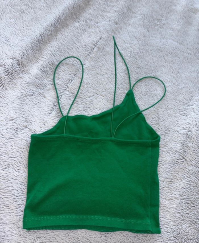 Top d’été vert Zara - photo numéro 3