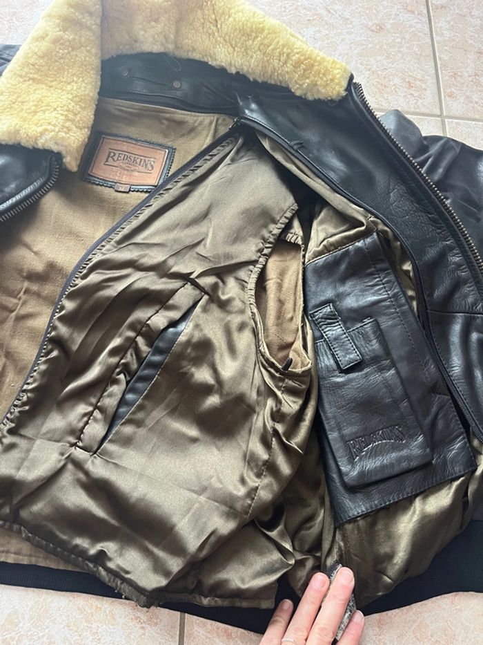Blouson cuir Redskins Vintage - photo numéro 9