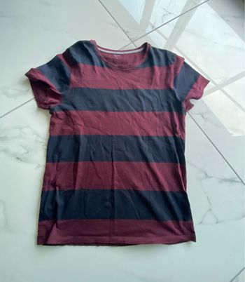 T-shirt Kiabi homme Kiabi bordeaux bleu marine M