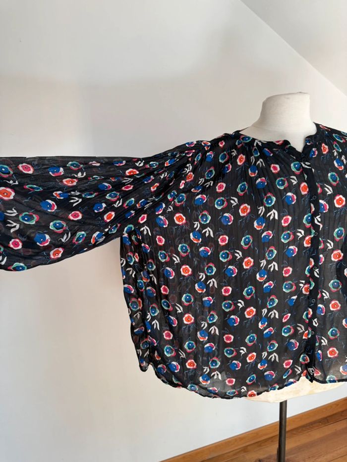 Superbe blouse fluide en voile ample Monoprix 🌸 40 42 44 - photo numéro 3
