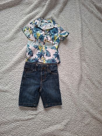 Ensemble été garçon18-24 mois