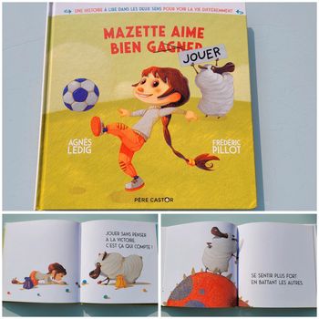 Mazette aime bien gagner, Mazette aime bien jouer, une histoire à lire dans les 2 sens (52)