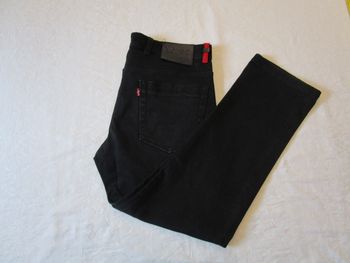 Jean homme Levi’s 513 RedLoop coupe slim straight stretch taille 44 W34 L30 noir (J280)