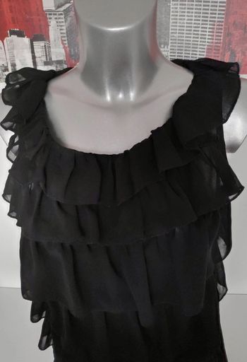 Tunique noire volant Taille L