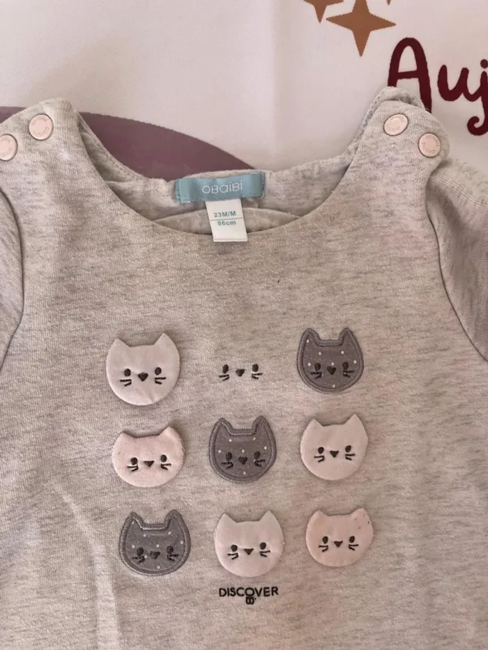 Lot de 2 robes bébé fille – Obaïbi – Taille 23 mois / 86 cm 👗👧 - photo numéro 6