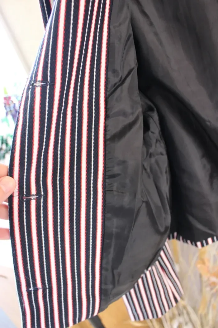 🥼 Veste à rayures verticales, Camaieu 📌 - photo numéro 4