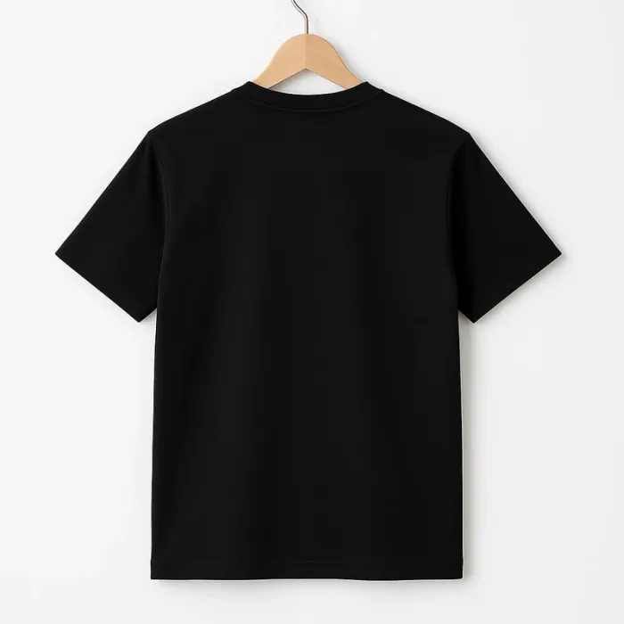 T shirt noir 100% coton taille L - photo numéro 2