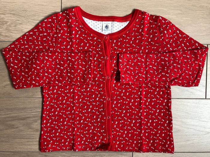 Ensemble cardigan + blouse + snood en tubique collection Noël Petit bateau T-8 ans - photo numéro 6