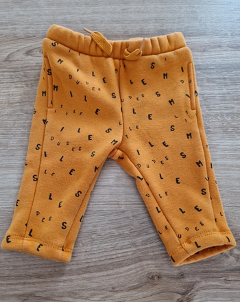 Pantalon Jogging Moutarde - Kiabi - 3 mois