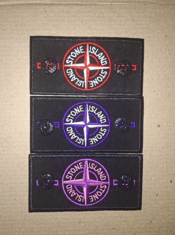 3 Patch Stone Island + 6 boutons