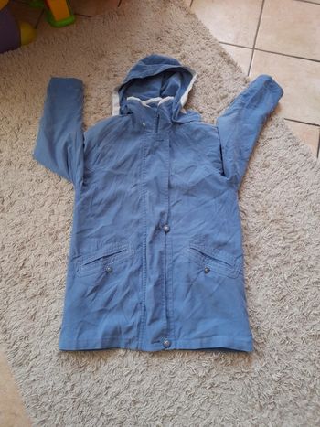 🏘Manteau + capuche  polyesterpolyamide 3/4 T42 Canda