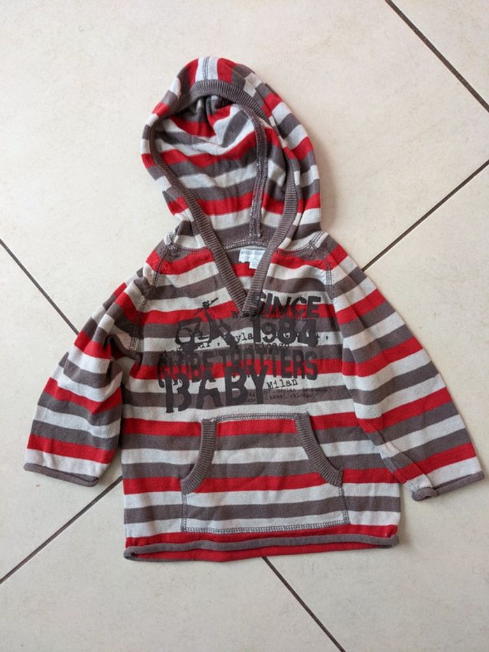 Pull sweat a capuche garçon 18 mois