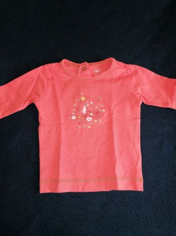 T-shirt manches longues 3 mois