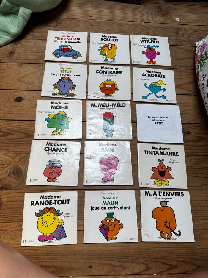 Lot de livres monsieur et madame