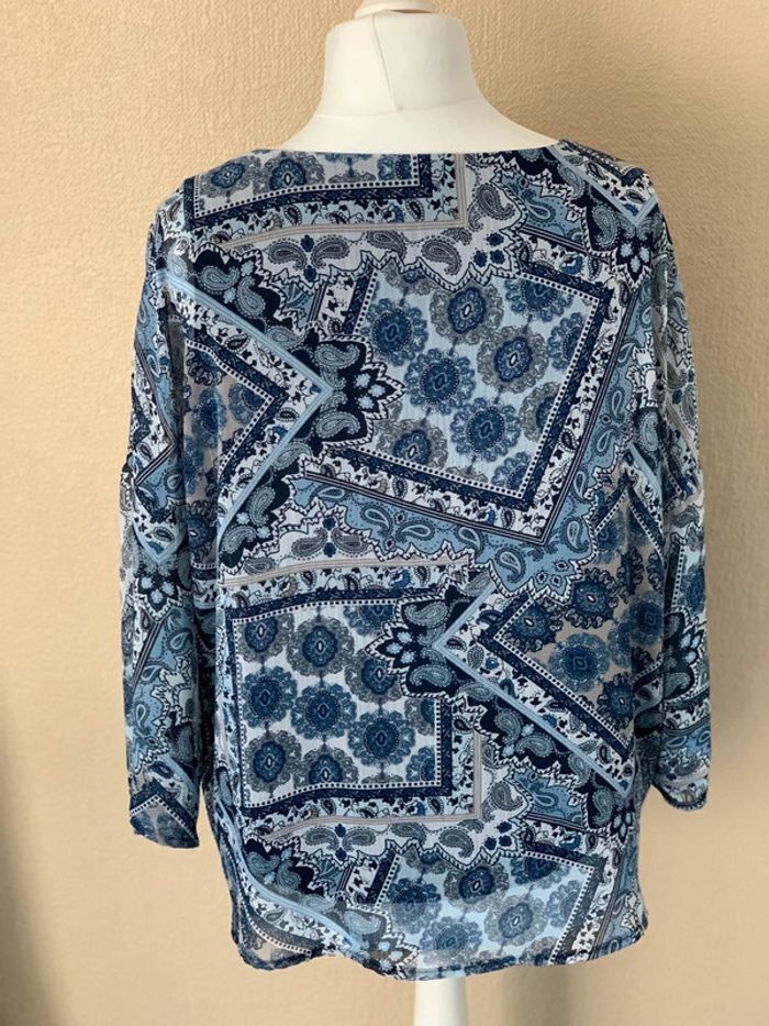 Tunique XL strass bleu marine - photo numéro 5