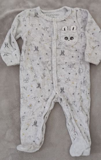 Pyjama velours 3 mois