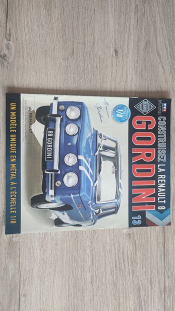 Fascicule numéro 13 n°13 seul sans pièce Renault R8 Gordini 1/8 1/8ème Eaglemoss collections #D08