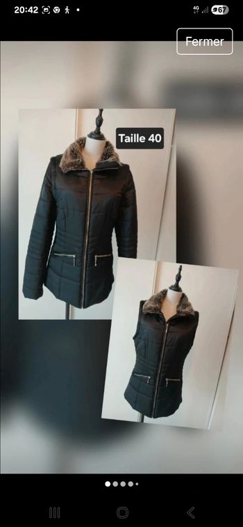 Doudoune femme Taille 40 marque Pause café 