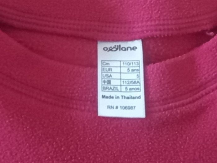 Pull polaire fille taille 5 ans - photo numéro 2