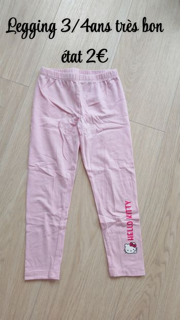 Legging hello Kitty 3/4ans