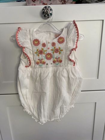 Ensemble Barboteuse 12 mois et bonnet T2 Louise Misha