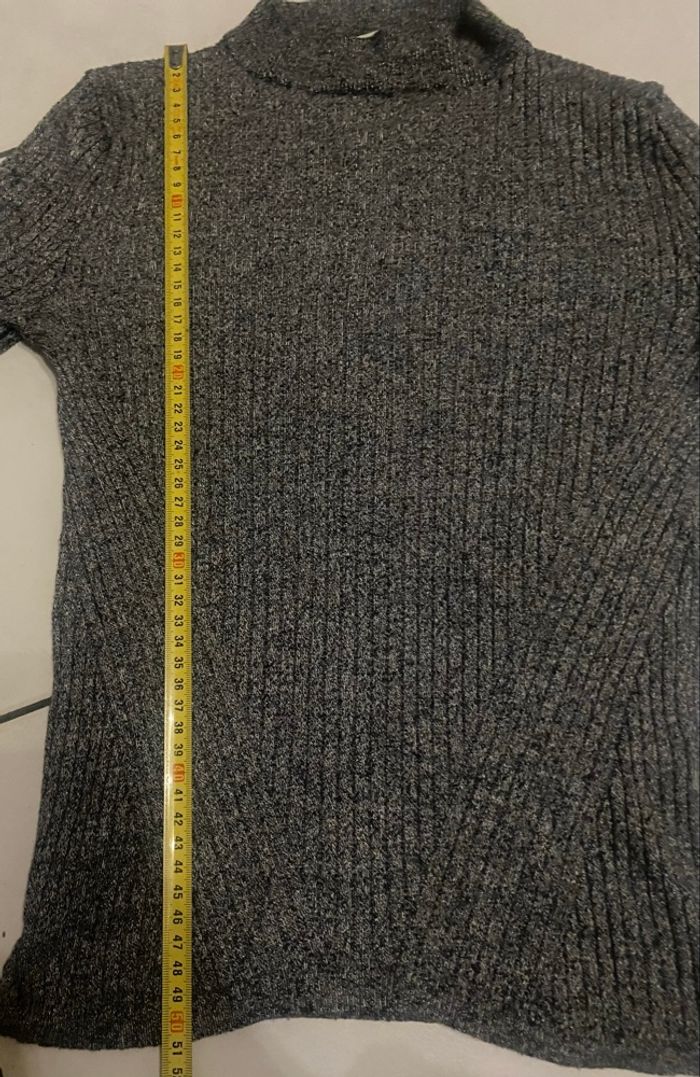 Pull »Bershka »gris - photo numéro 4