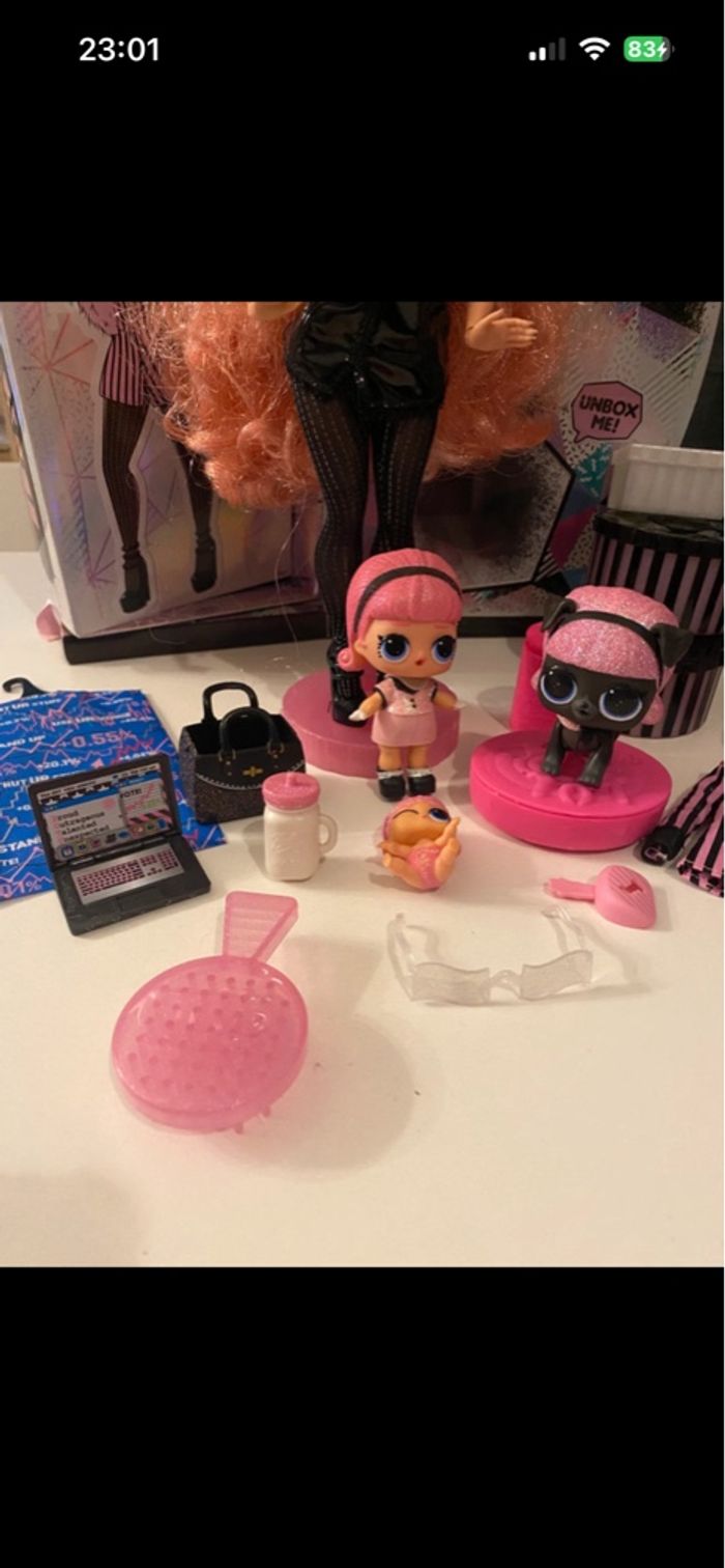 MGA Entertainment OMG Winter Chill Big Wig & Madame Queen (LOL Paillettes) - photo numéro 3
