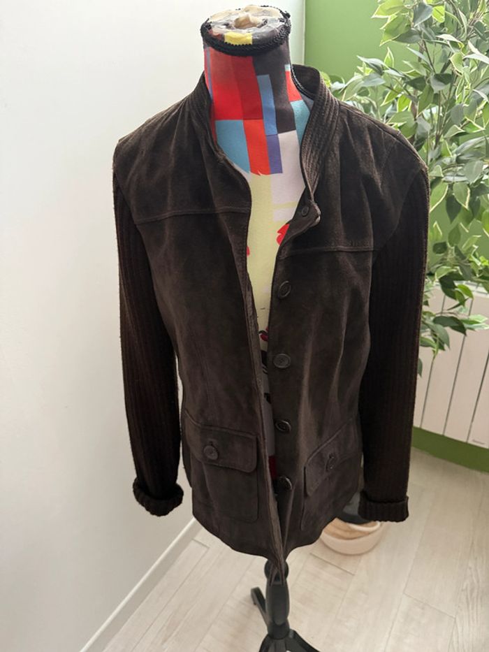 Veste en cuir Un Jour Ailleurs Taille 38